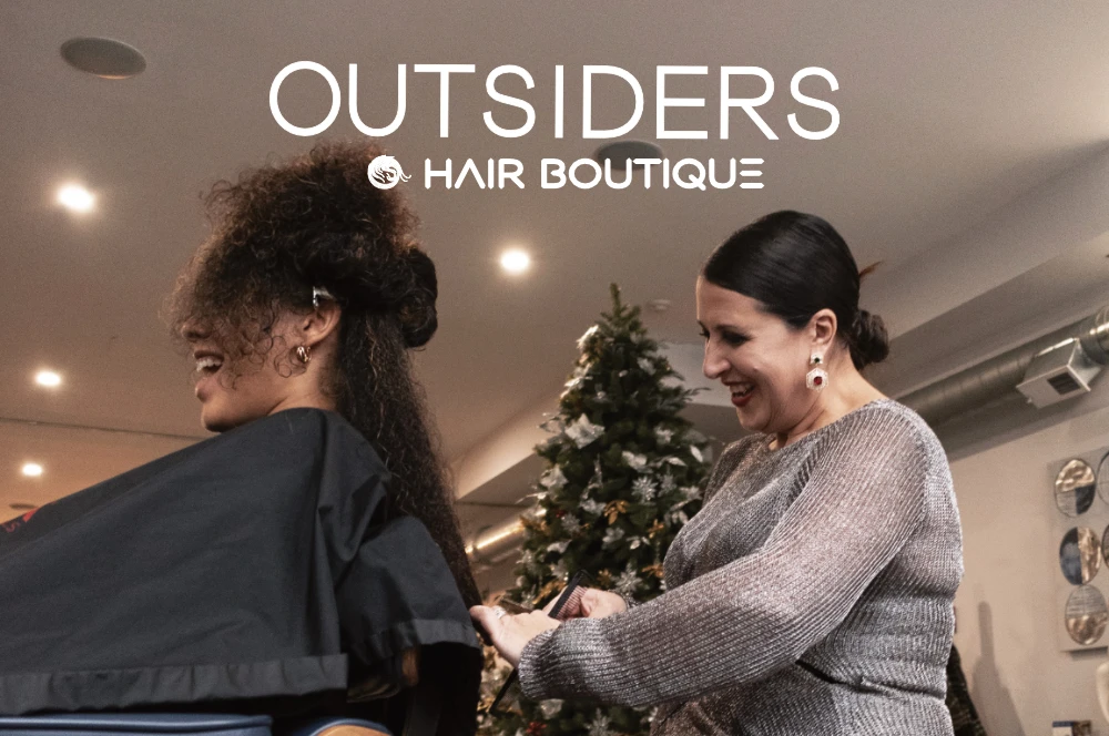 Outsiders Hair Boutique branded marketing design gallery cover